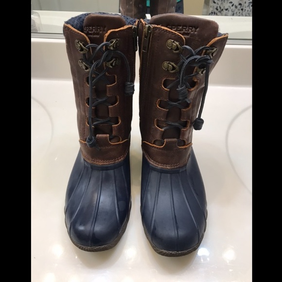 sperry tall duck boots